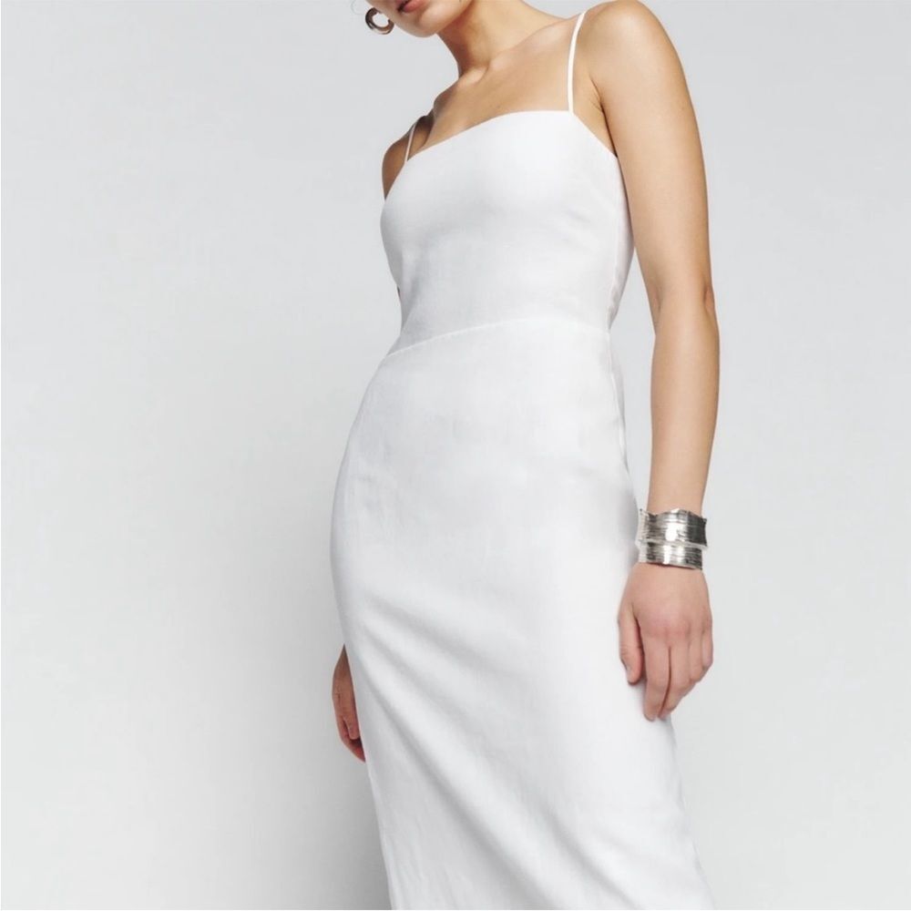 REFORMATION Frankie Linen Dress - Picture 3 of 4